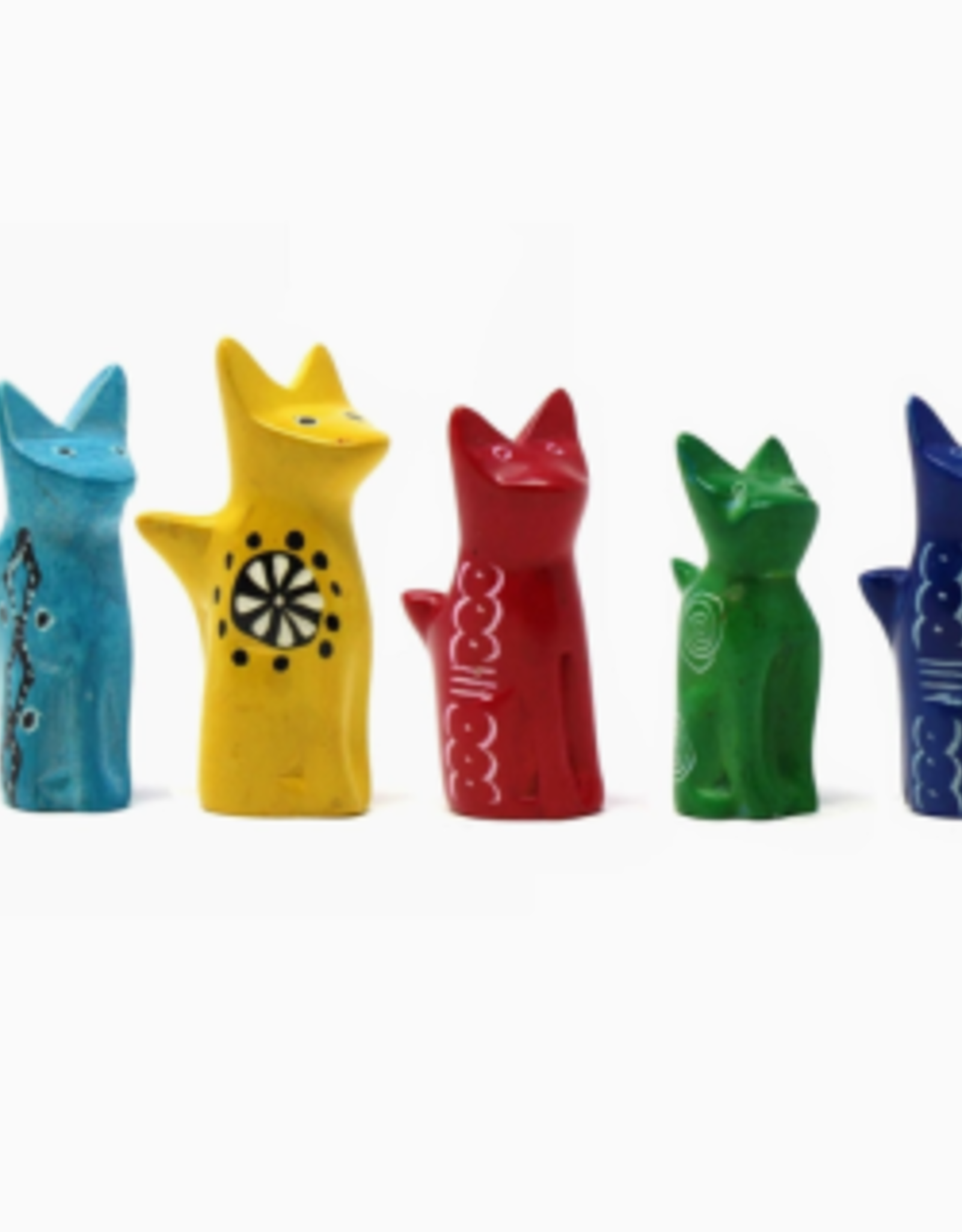 Global Crafts Tiny Cats - Kisii Stone 1.5" - 2"