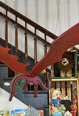 Tulia Artisans 32" XL Red Dragon Flying Mobile