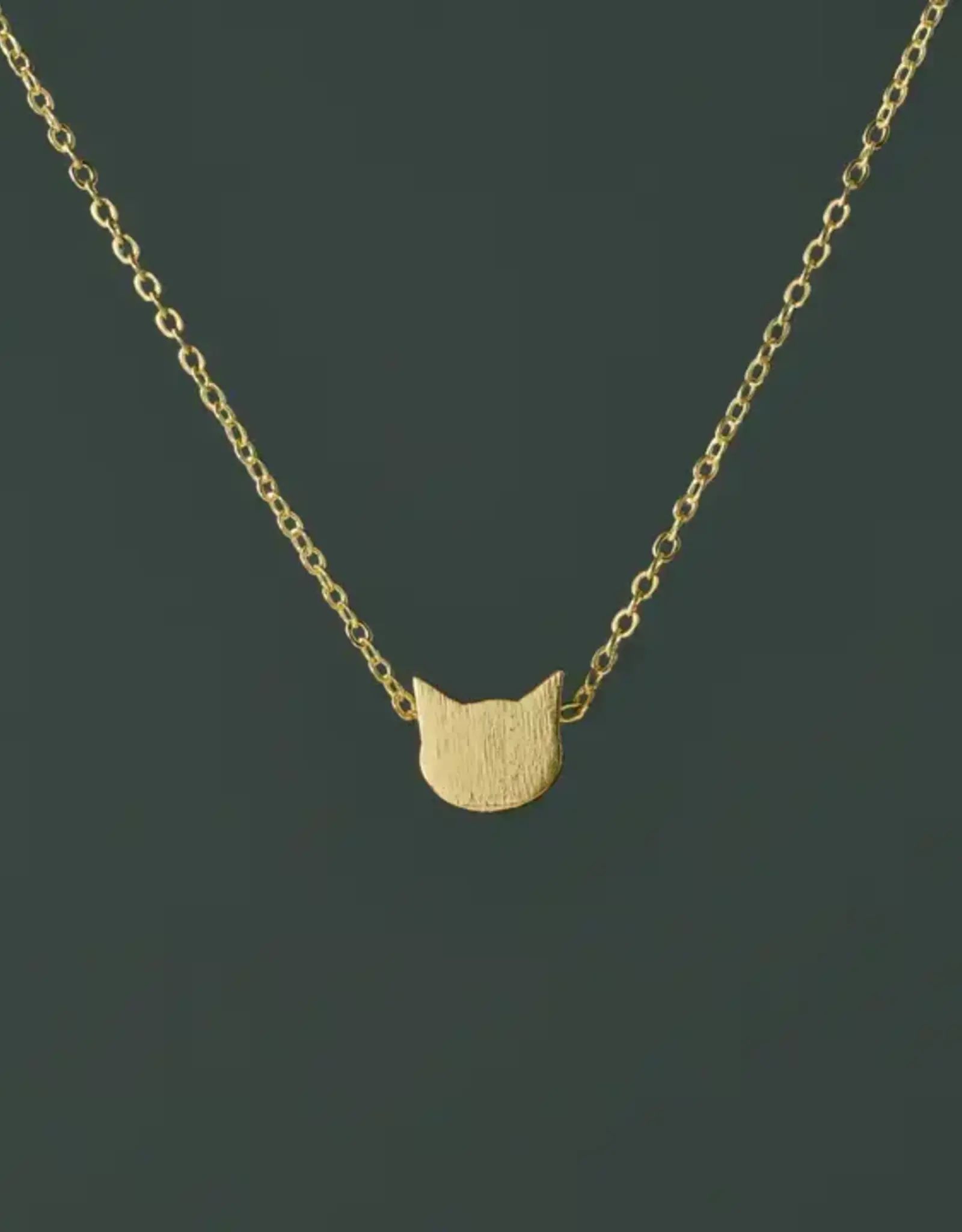 Ten Thousand Villages Dainty Cat Necklace