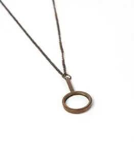 Ten Thousand Villages Magnifying Glass Necklace