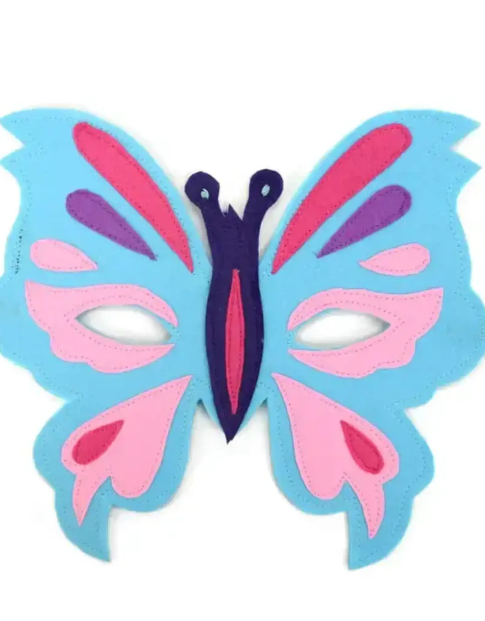 Minga Fair Trade Butterfly Felt Play Mask - Assorted