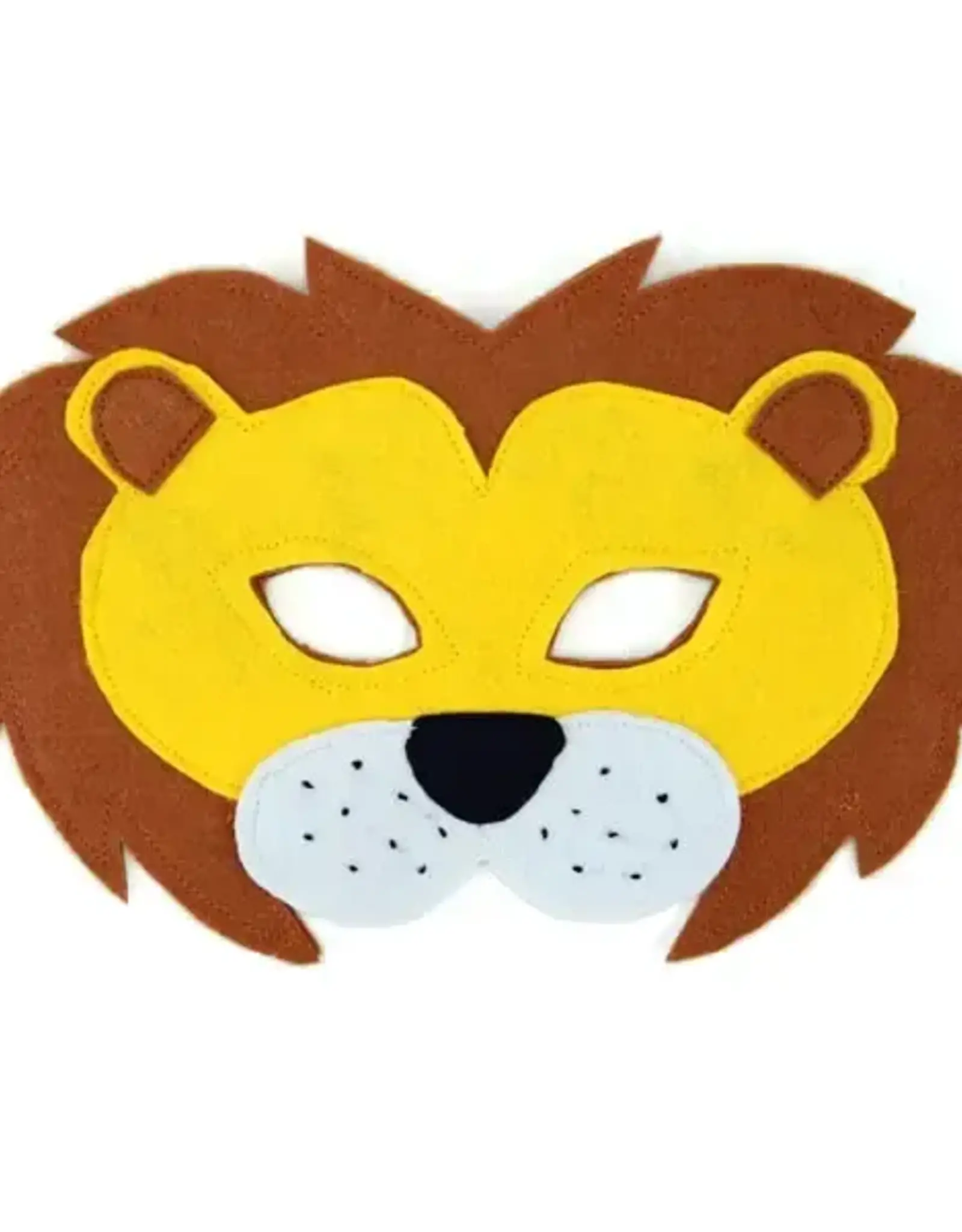 Minga Fair Trade Lion Felt Play Mask
