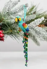 Lucia's Imports Parrot Beaded Ornament