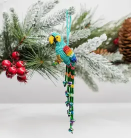 Lucia's Imports Parrot Beaded Ornament