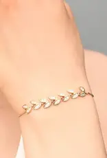 Starfish Project Crystal Vine Zircon and Gold Bracelet