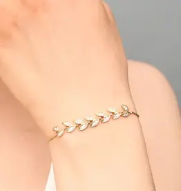 Starfish Project Crystal Vine Zircon and Gold Bracelet