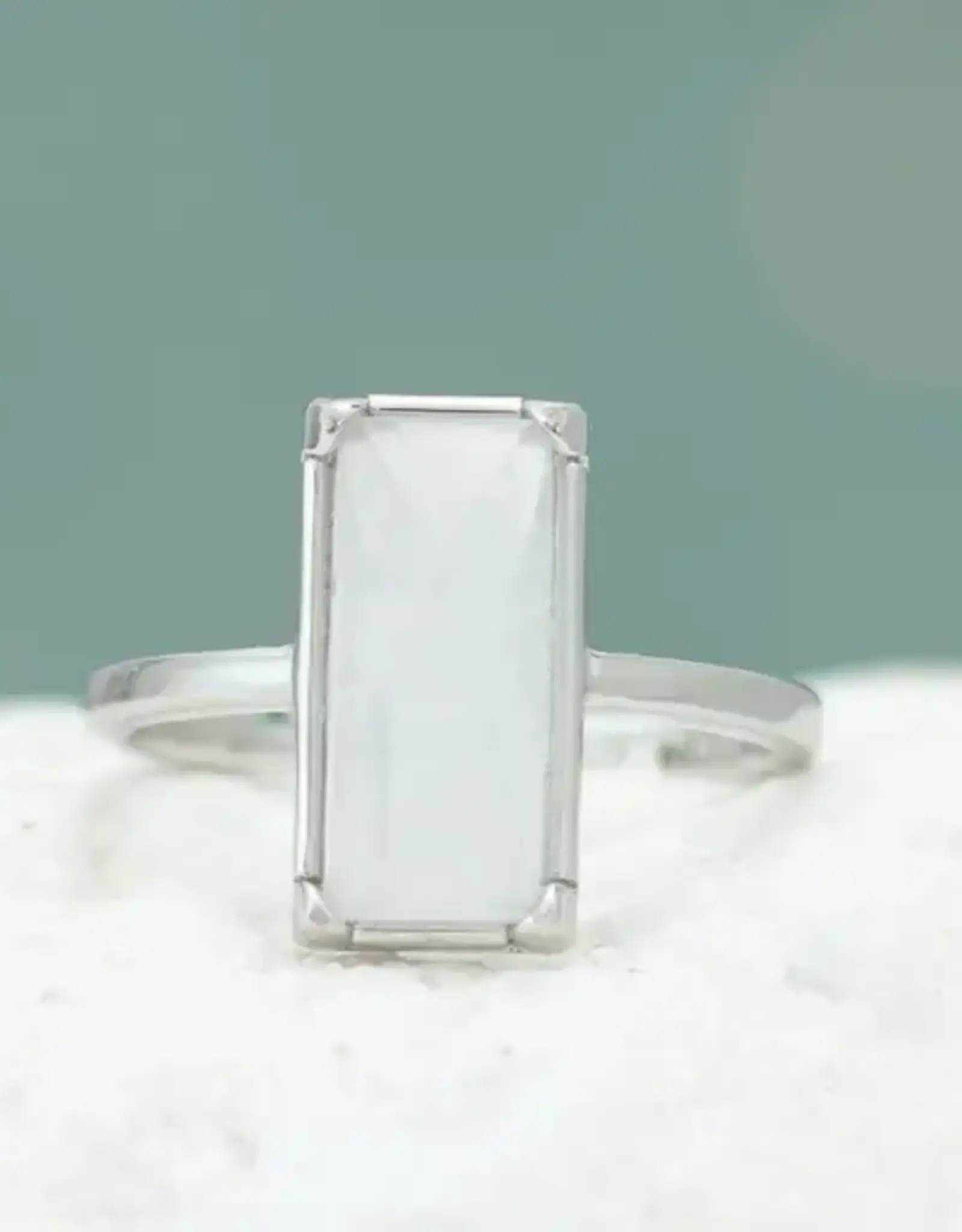 Starfish Project Moonlit Grace Ring in Silver & Moonstone