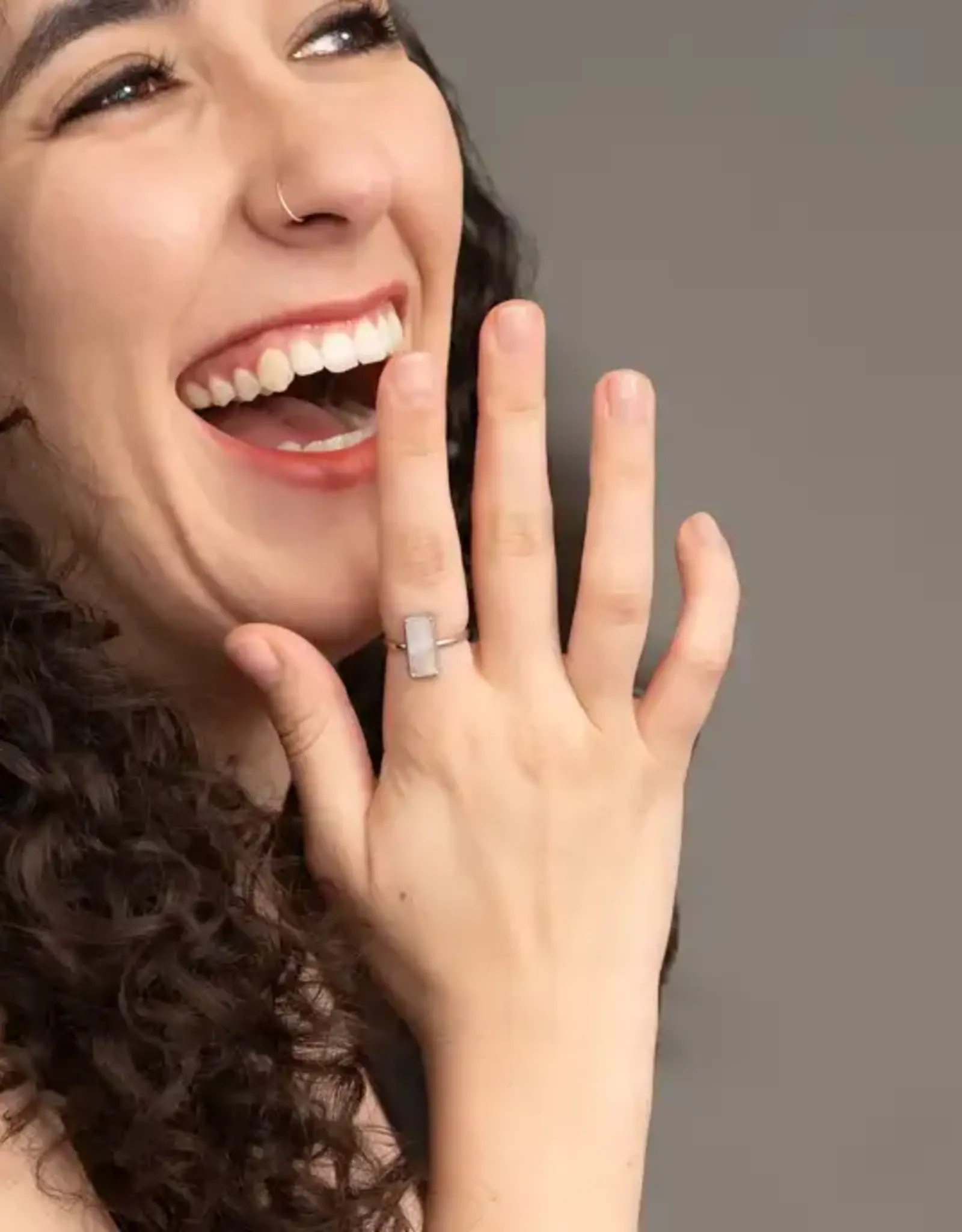 Starfish Project Moonlit Grace Ring in Silver & Moonstone