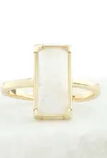 Starfish Project Moonlit Grace Ring in Gold & Moonstone