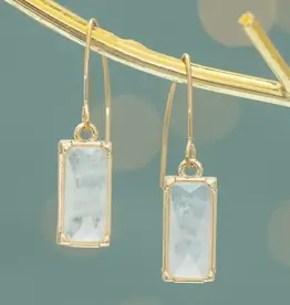 Starfish Project Moonlit Grace Earrings in Gold & Moonstone