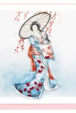 Quilling Card Quilled Kimono Greeting Card