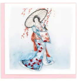 Quilling Card Quilled Kimono Greeting Card