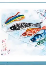 Quilling Card Quilled Koinobori Greeting Card