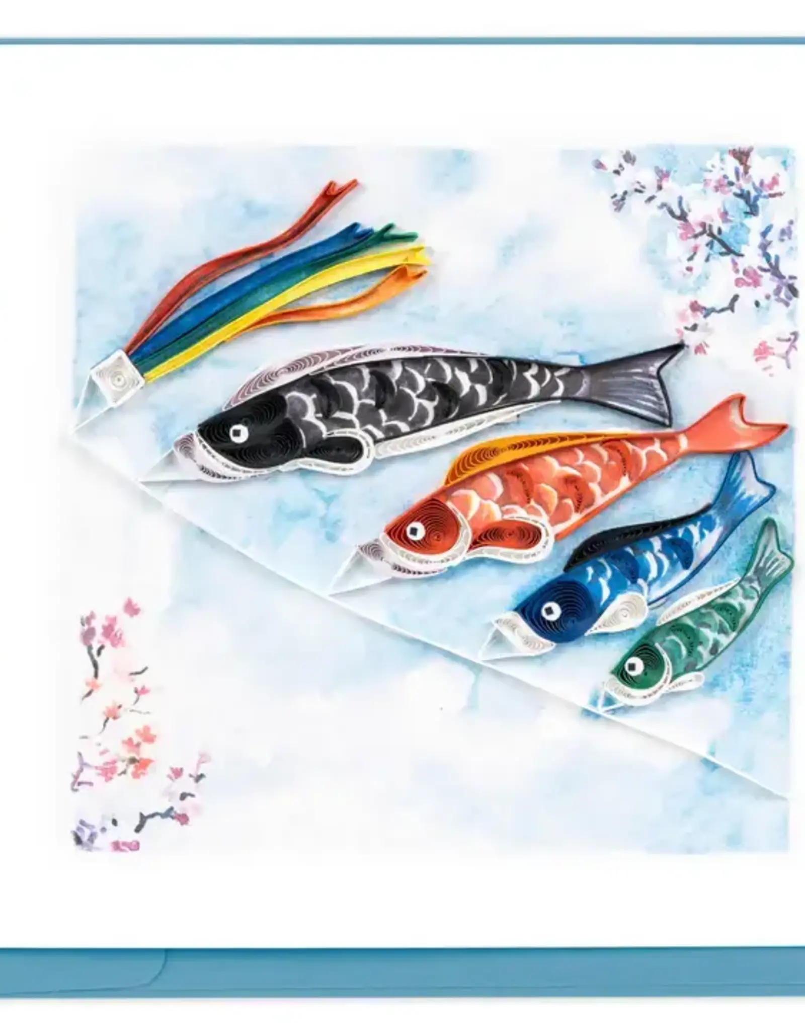 Quilling Card Quilled Koinobori Greeting Card