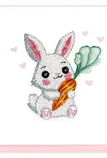 Quilling Card Quilled Kawaii Bunny Greeting Card