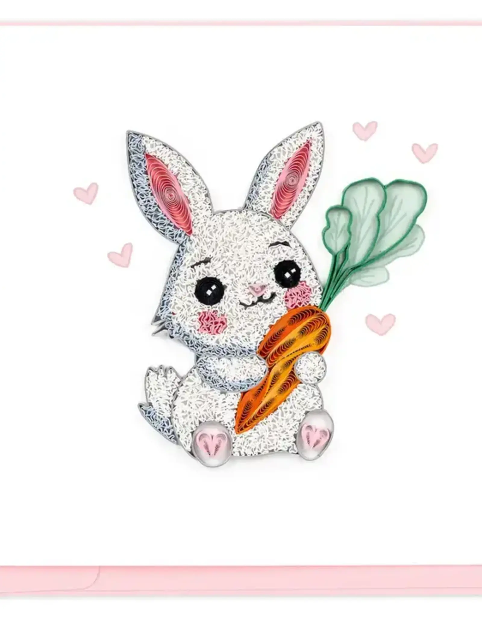 Quilling Card Quilled Kawaii Bunny Greeting Card