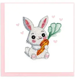 Quilling Card Quilled Kawaii Bunny Greeting Card