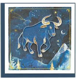 Quilling Card Quilled Taurus Zodiac Greeting Card