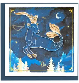 Quilling Card Quilled Capricorn Zodiac Greeting Card