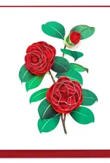 Quilling Card Quilled Camellia Greeting Card