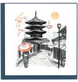 Quilling Card Quilled Kyoto Greeting Card