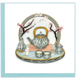 Quilling Card Quilled Tea Ceremony Greeting Card