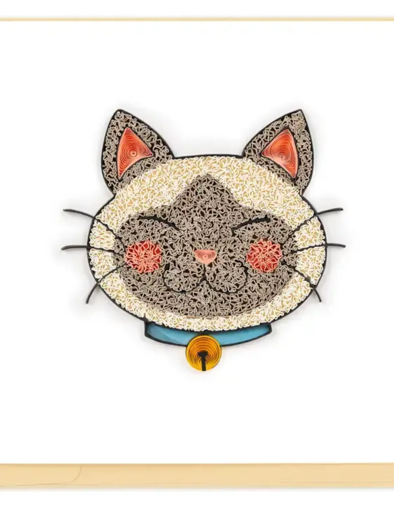 Quilling Card Quilled Kawaii Cat Greeting Card