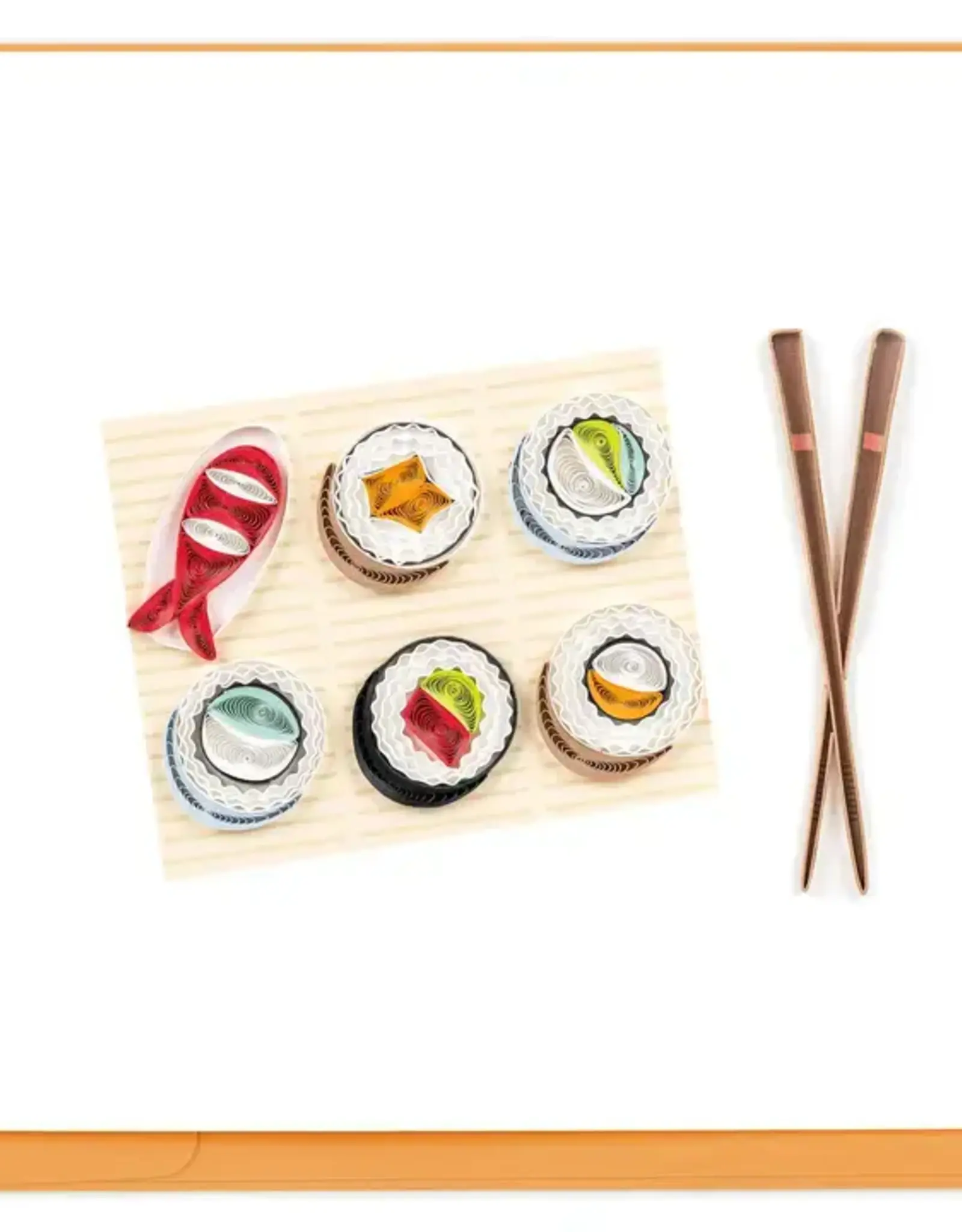 Quilling Card Quilled Sushi Greeting Card