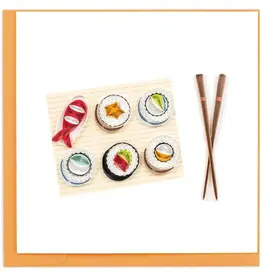 Quilling Card Quilled Sushi Greeting Card