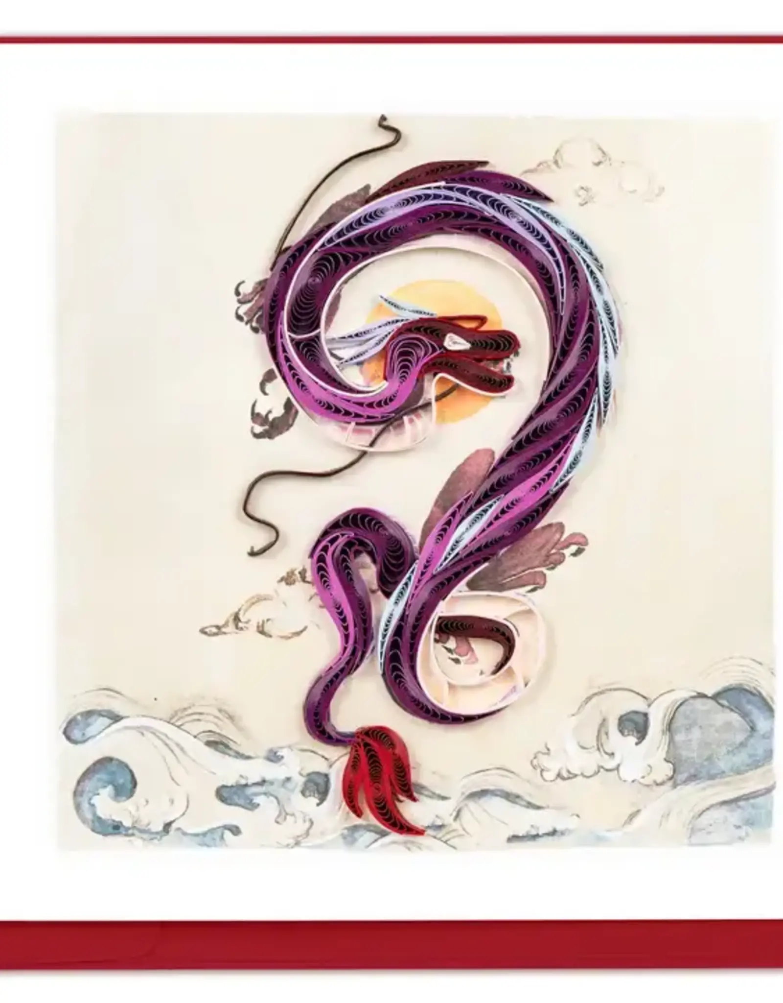 Quilling Card Quilled Dragon Greeting Card