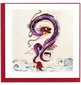 Quilling Card Quilled Dragon Greeting Card