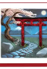 Quilling Card Quilled Torii Gate Greeting Card