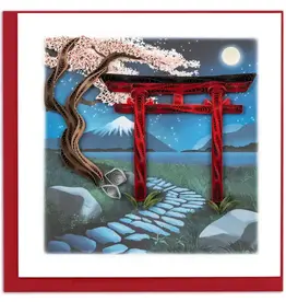 Quilling Card Quilled Torii Gate Greeting Card