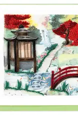 Quilling Card Quilled Japanese Garden Greeting Card