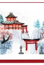 Quilling Card Quilled Shinto Shrine Greeting Card