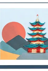 Quilling Card Quilled Pagoda Greeting Card