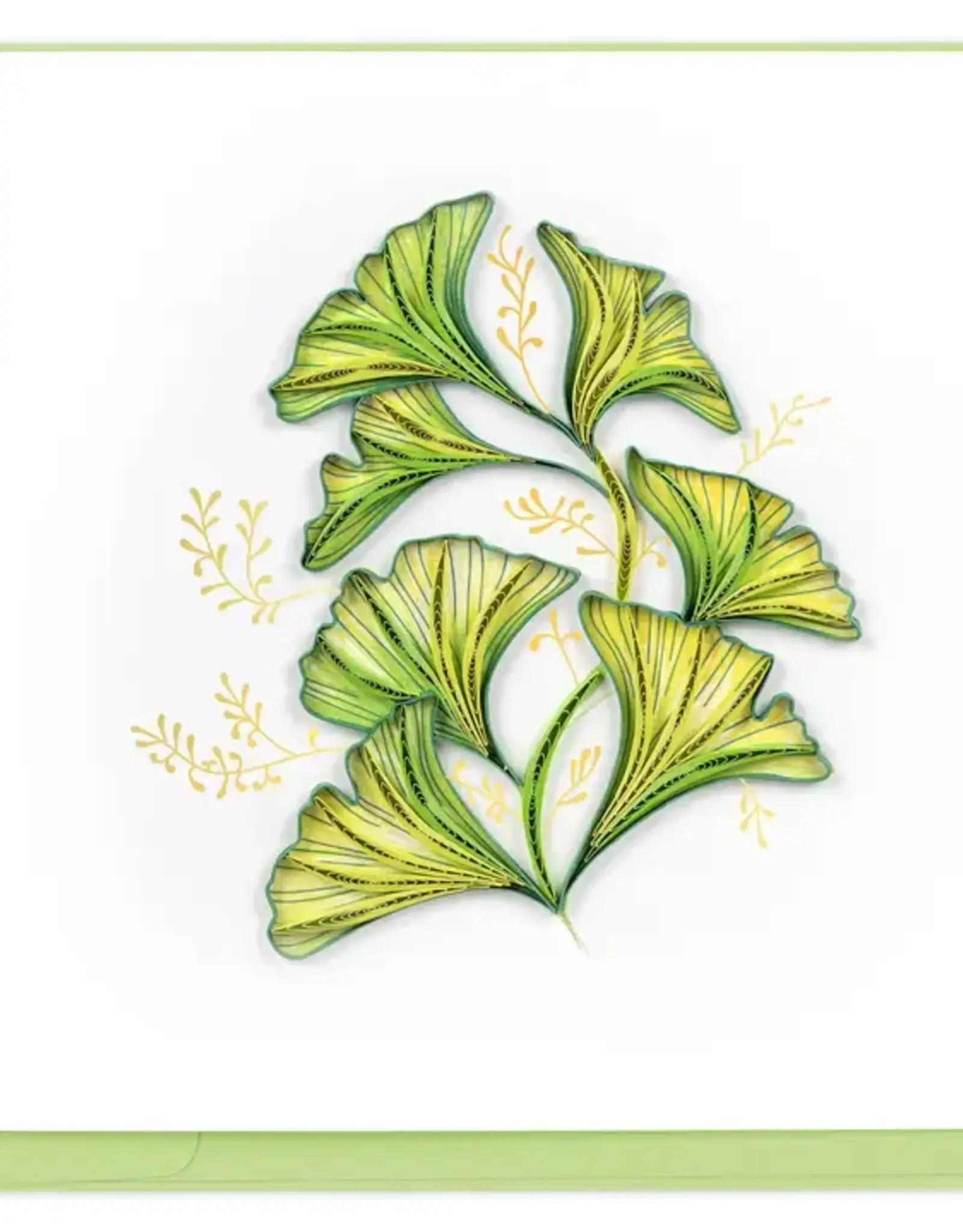 Quilling Card Quilled Ginkgo Leaves Greeting Card