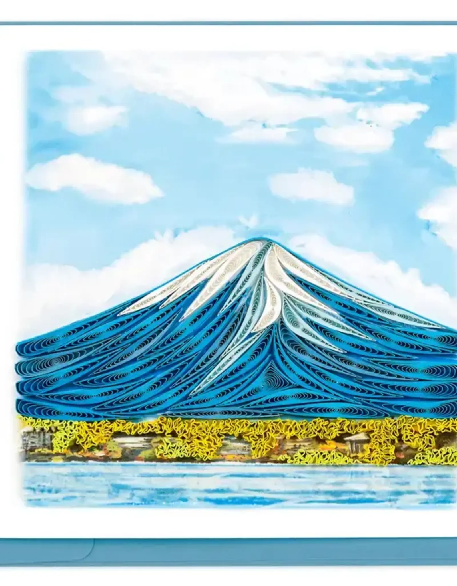 Quilling Card Quilled Mount Fuji Greeting Card