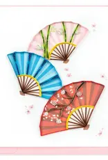 Quilling Card Quilled Decorative Fans Greeting Card
