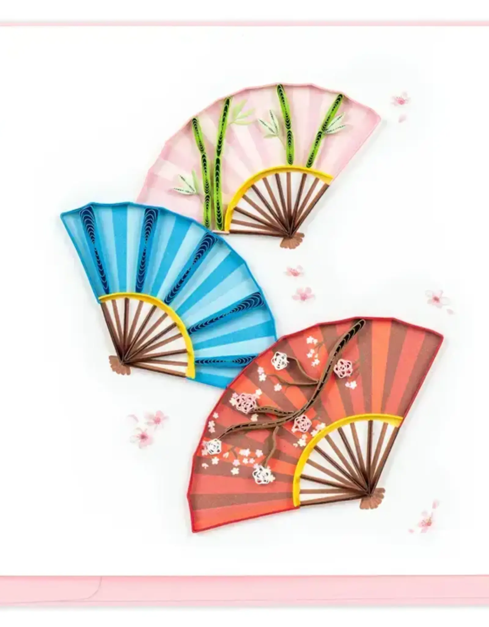Quilling Card Quilled Decorative Fans Greeting Card