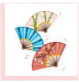 Quilling Card Quilled Decorative Fans Greeting Card