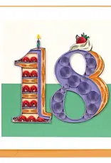 Quilling Card Quilled Birthday Milestone Greeting Card - 18