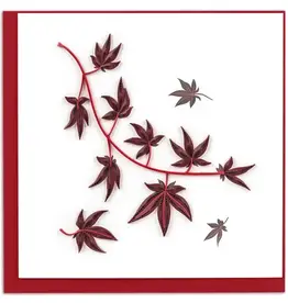 Quilling Card Quilled Japanese Maple Leaves Greeting Card
