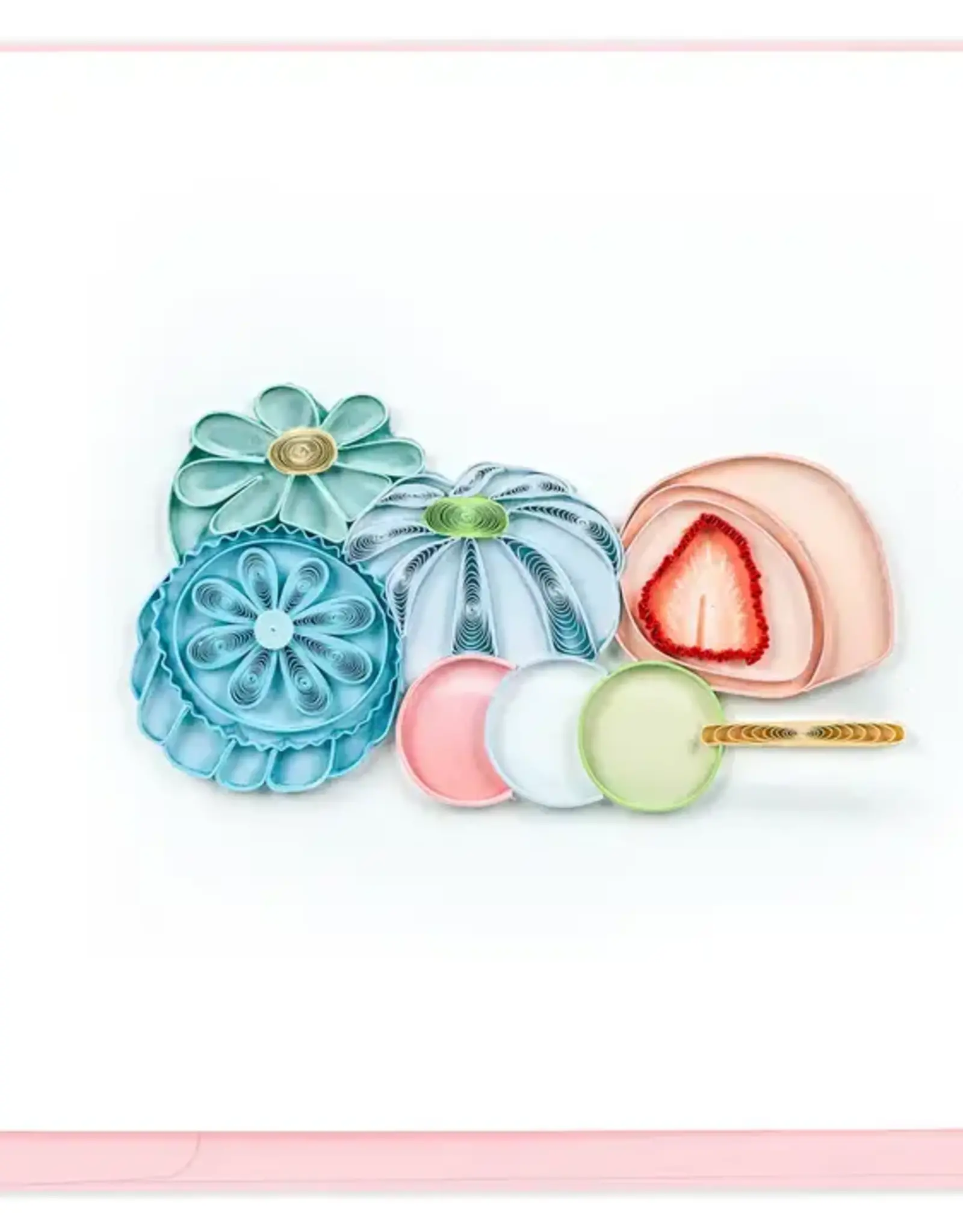 Quilling Card Quilled Japanese Desserts Greeting Card