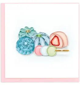 Quilling Card Quilled Japanese Desserts Greeting Card