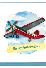 Quilling Card Quilled Father's Day Vintage Airplane Greeting Card
