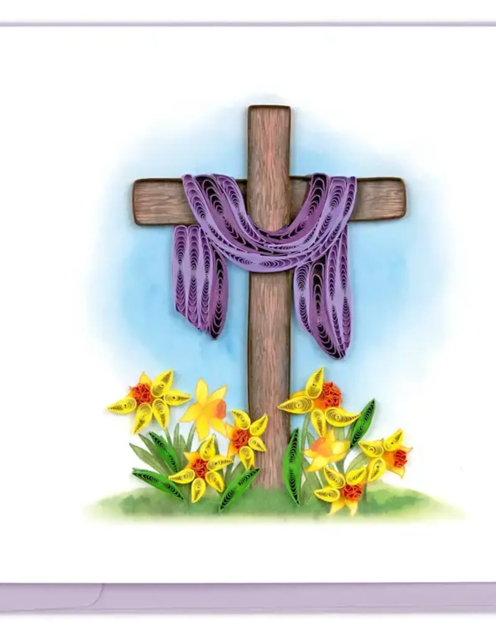 Quilling Card Quilled Easter Cross Greeting Card