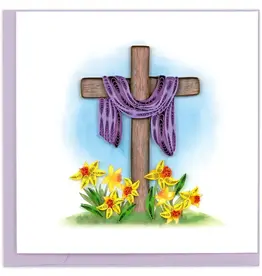 Quilling Card Quilled Easter Cross Greeting Card