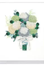 Quilling Card Quilled Hydrangea Wedding Bouquet Greeting Card