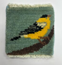 Bunyaad Pakistan Goldfinch Mug Rug